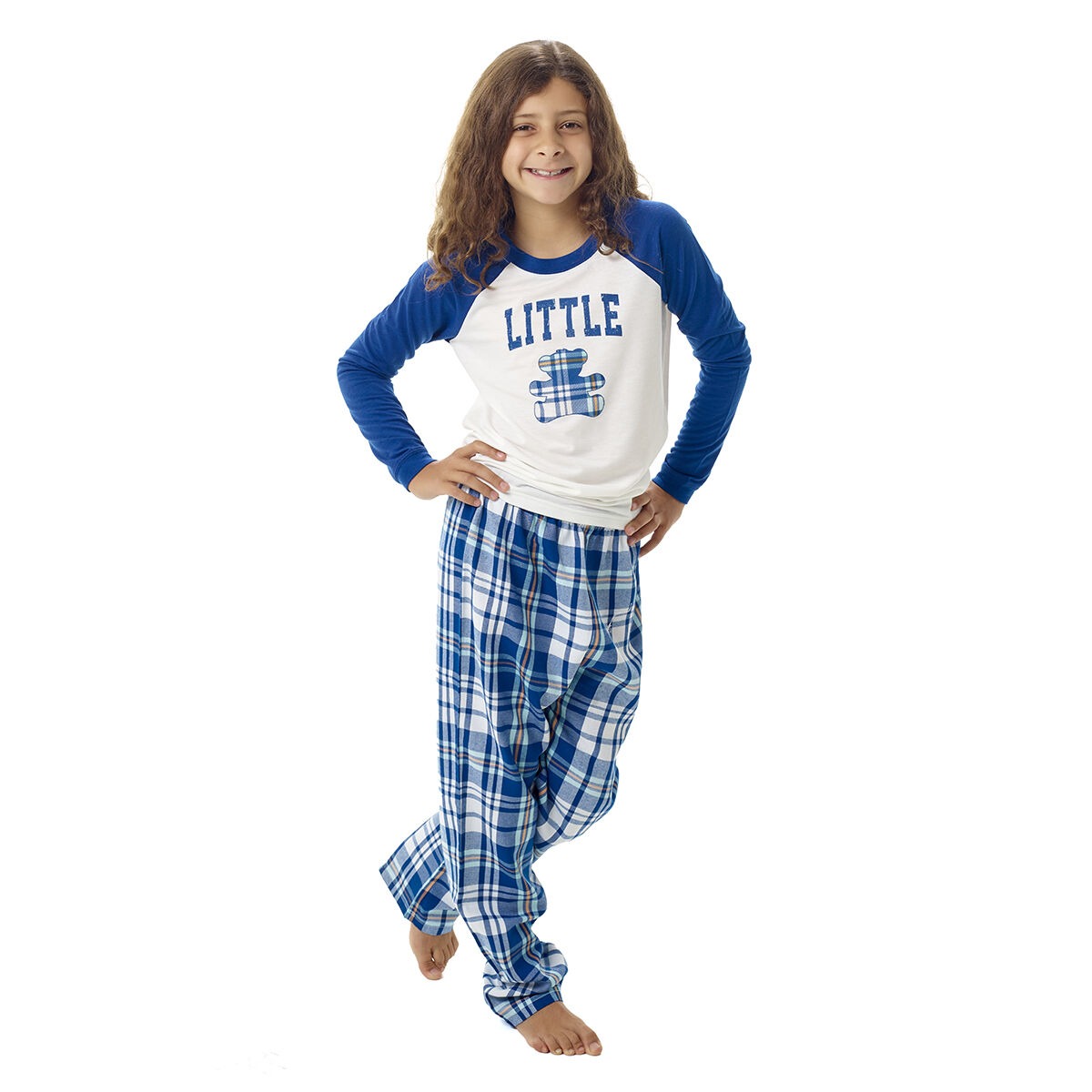 Build-A-Bear Pajama Shop Blue Plaid Pants - Toddler & Youth - Image 4