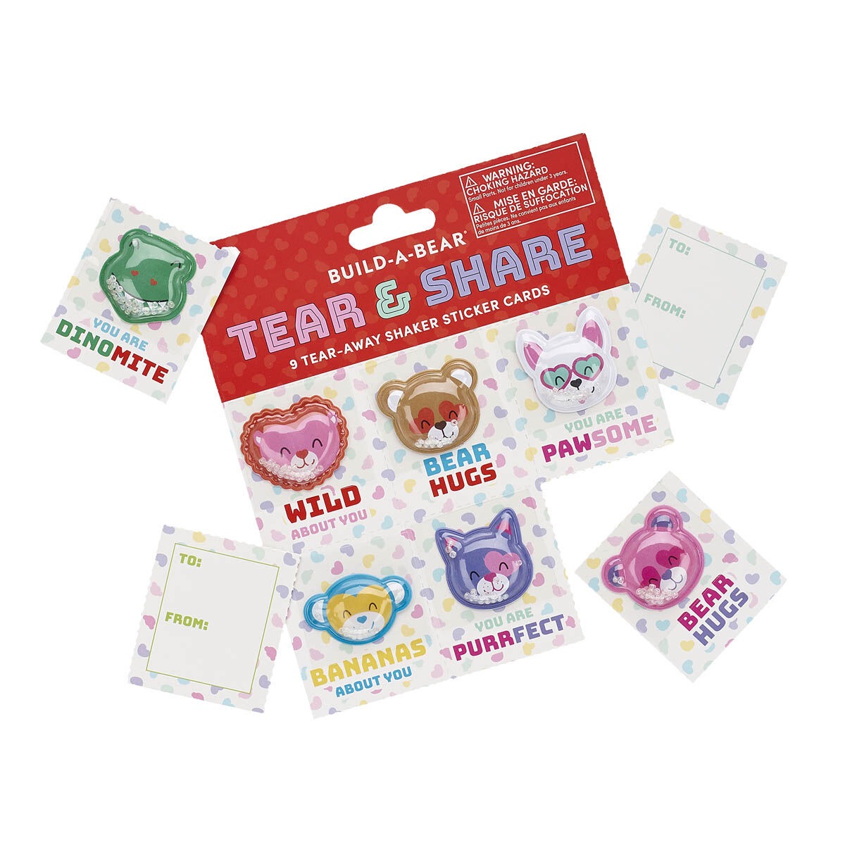 Valentine's Day Tear & Share Sticker Set (9 Stickers) - Image 4