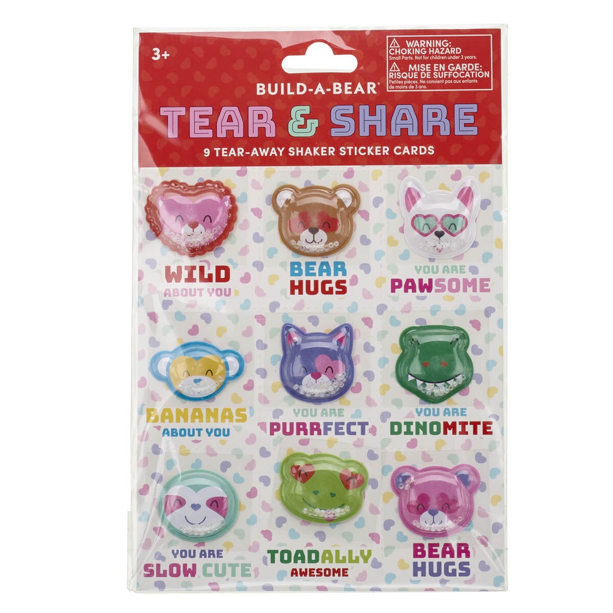 Valentine's Day Tear & Share Sticker Set (9 Stickers) - Image 6