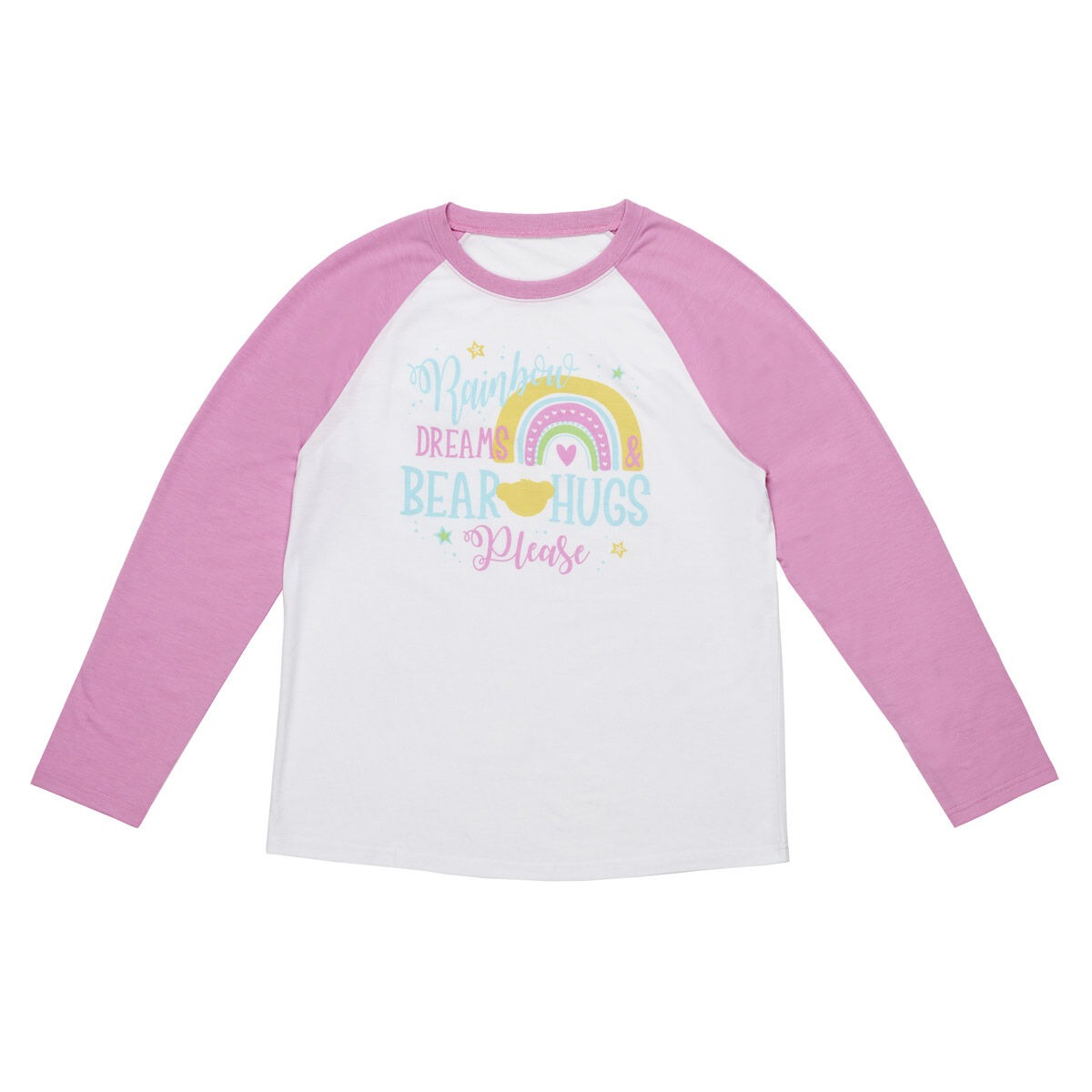 Build-A-Bear Pajama Shop Rainbow Dreams & Bear Hugs Please PJ Top - Adult - Image 3