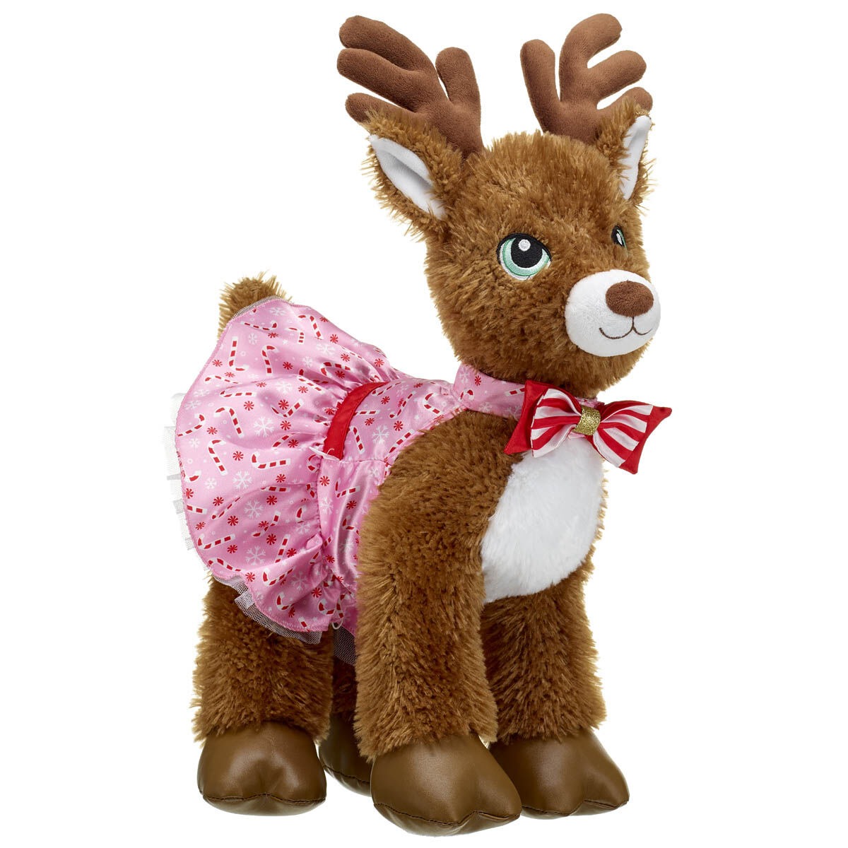 Pink Candy Cane Print Dress - Image 3