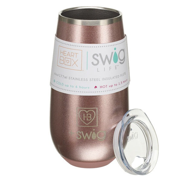 6 oz. HeartBox x Swig Life Stemless Flute - Image 3