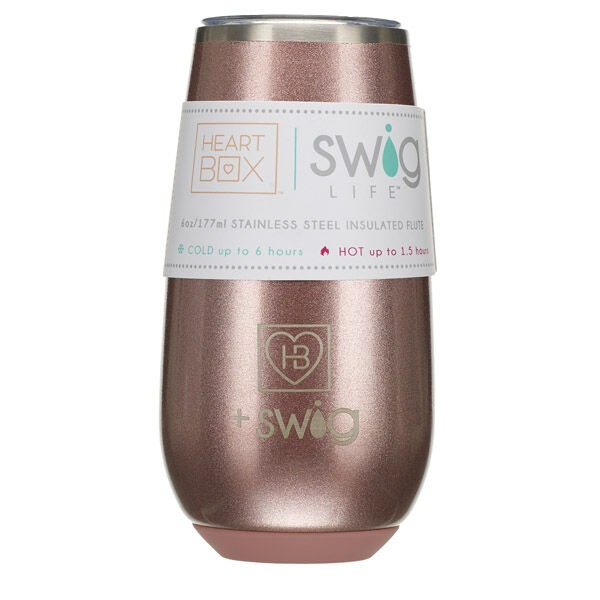 6 oz. HeartBox x Swig Life Stemless Flute - Image 4