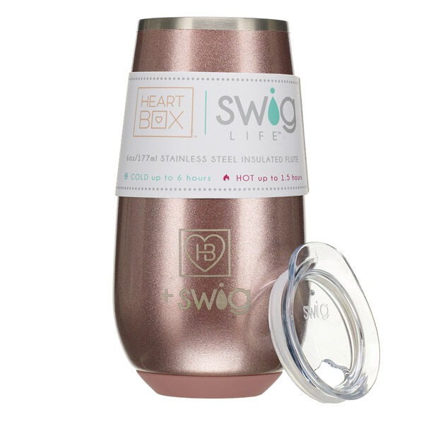 6 oz. HeartBox x Swig Life Stemless Flute - Image 5