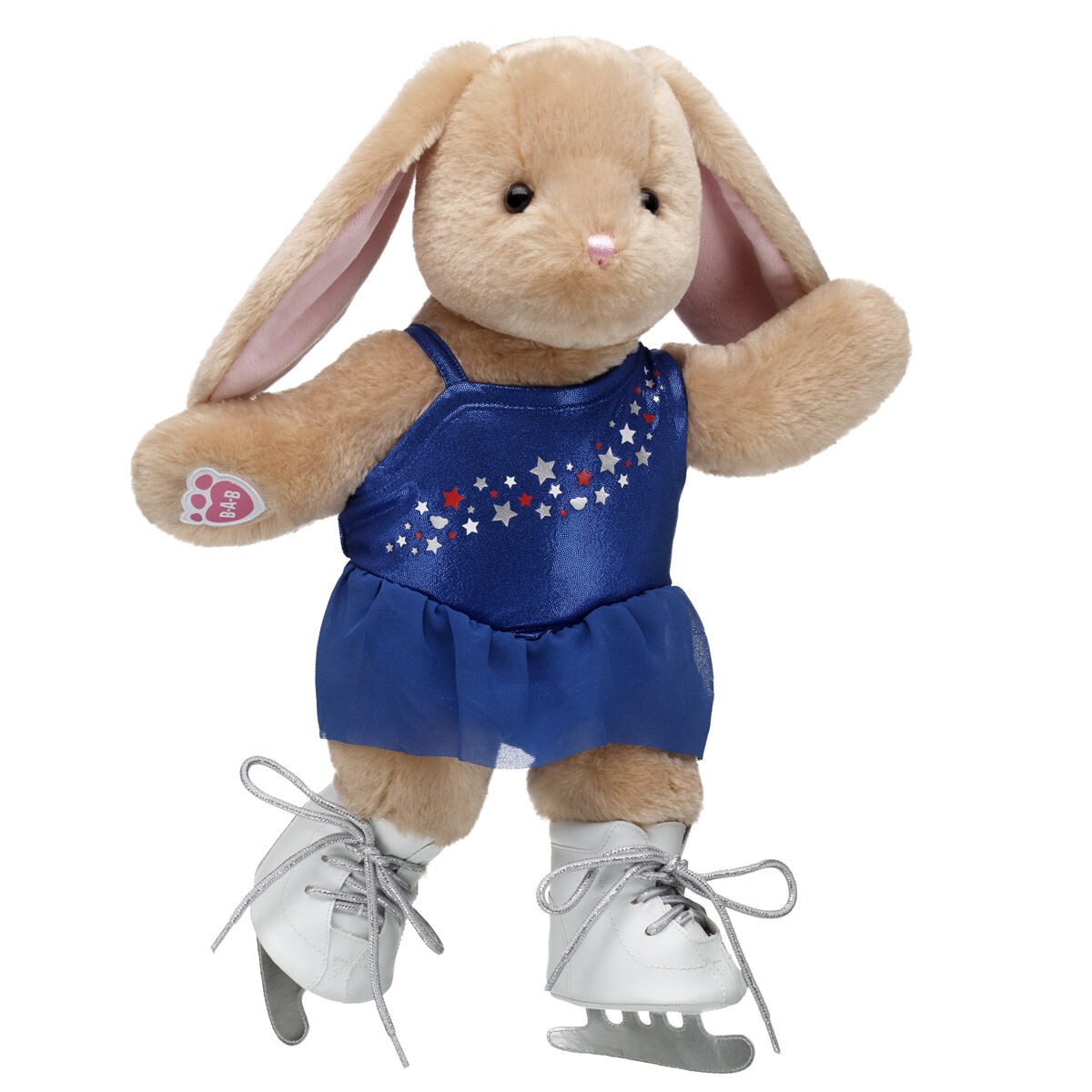 Pawlette Bunny Plush Ice Skater Gift Set