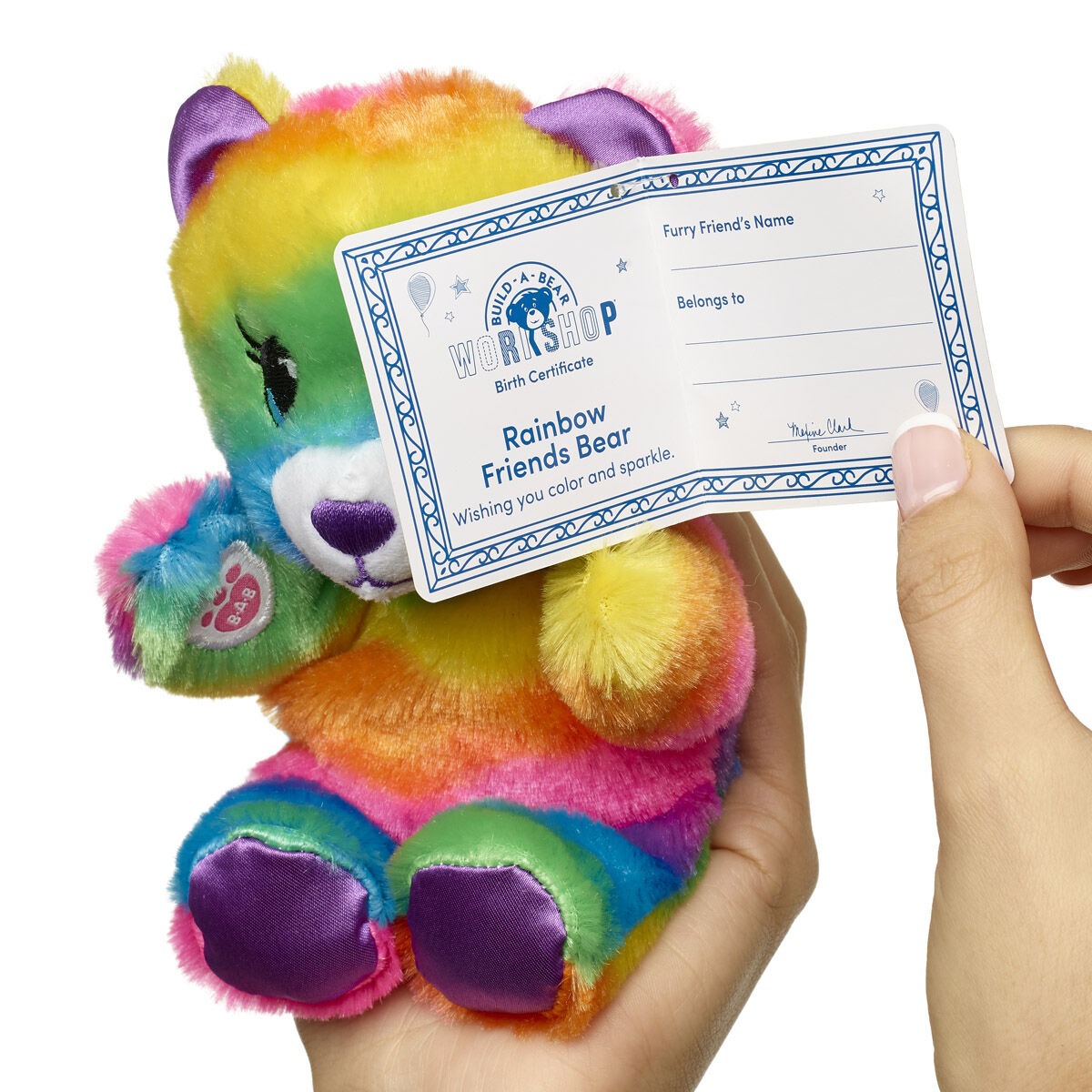 Build-A-Bear Mini Beans Rainbow Friends Teddy Bear - Image 3