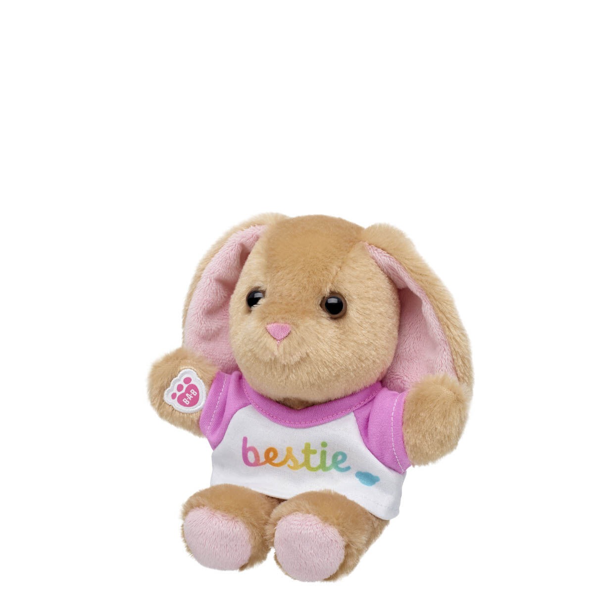 Build-A-Bear Mini Beans Pawlette Plush with Bestie T-Shirt
