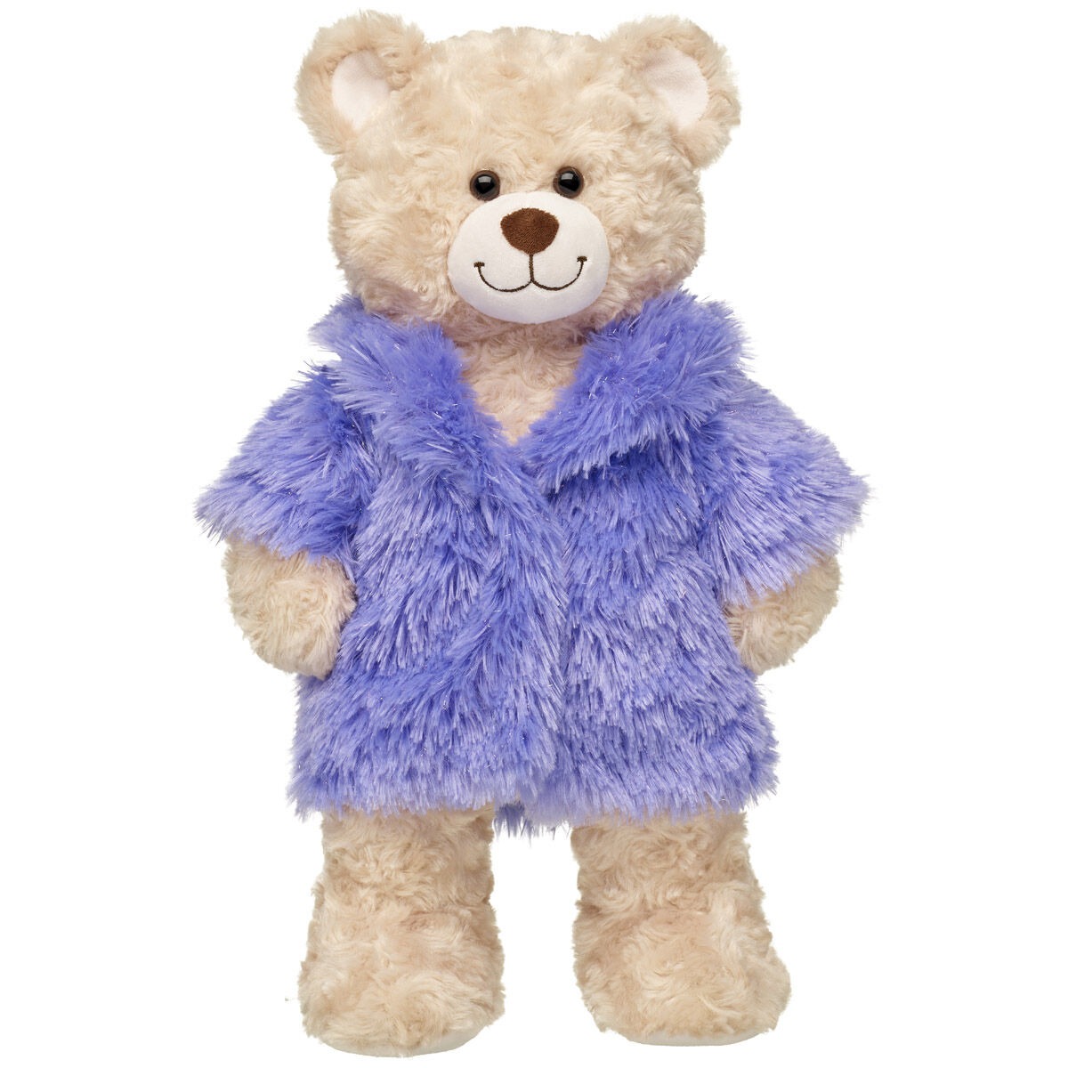Purple Faux Fur Jacket - Image 3