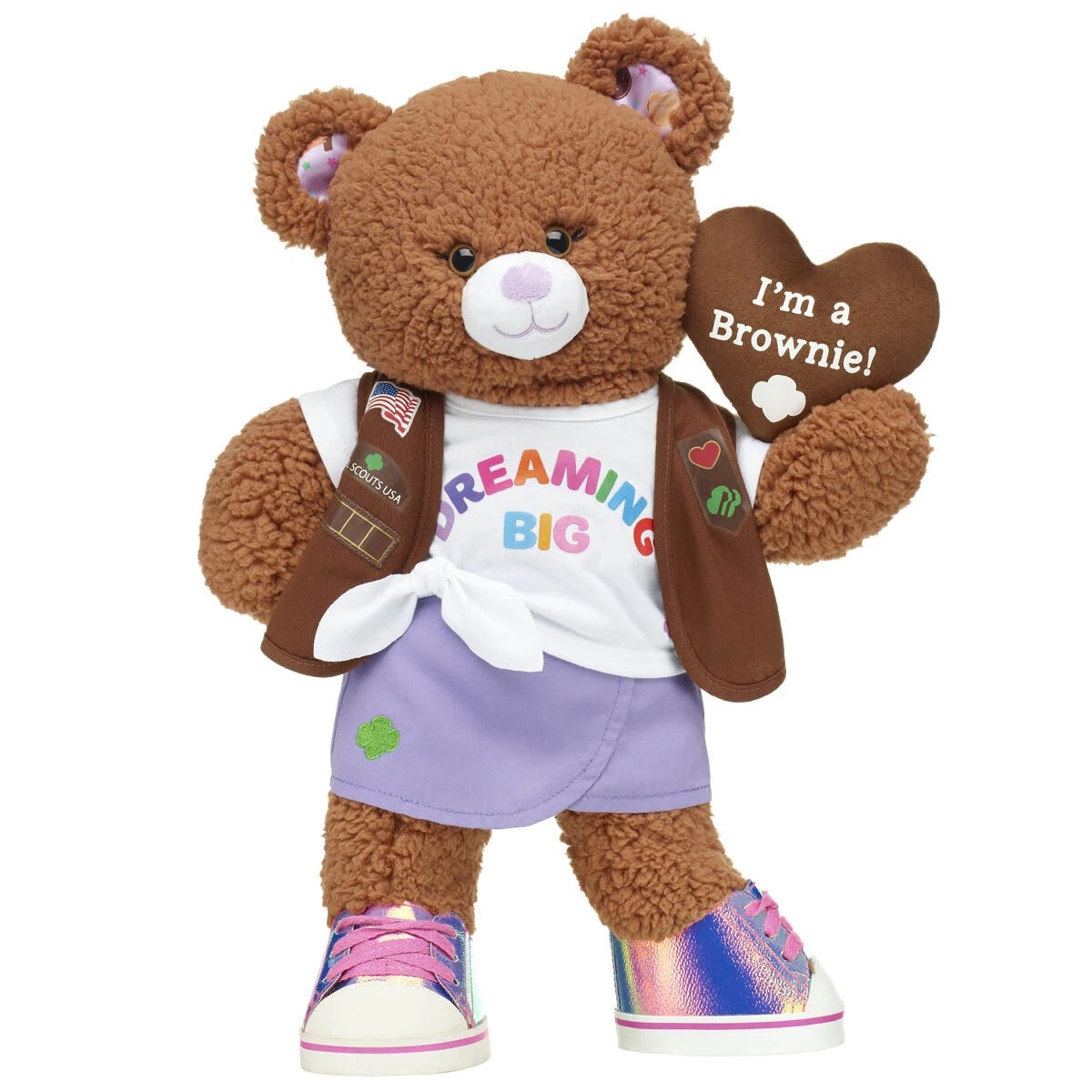 Girl Scout "I'm a Brownie" Heart Wristie - Image 3