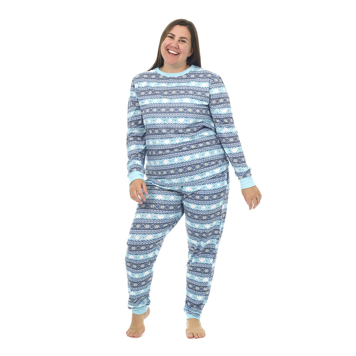 Build-A-Bear Pajama Shop Winter Fair Isle Top - Adult - Image 4