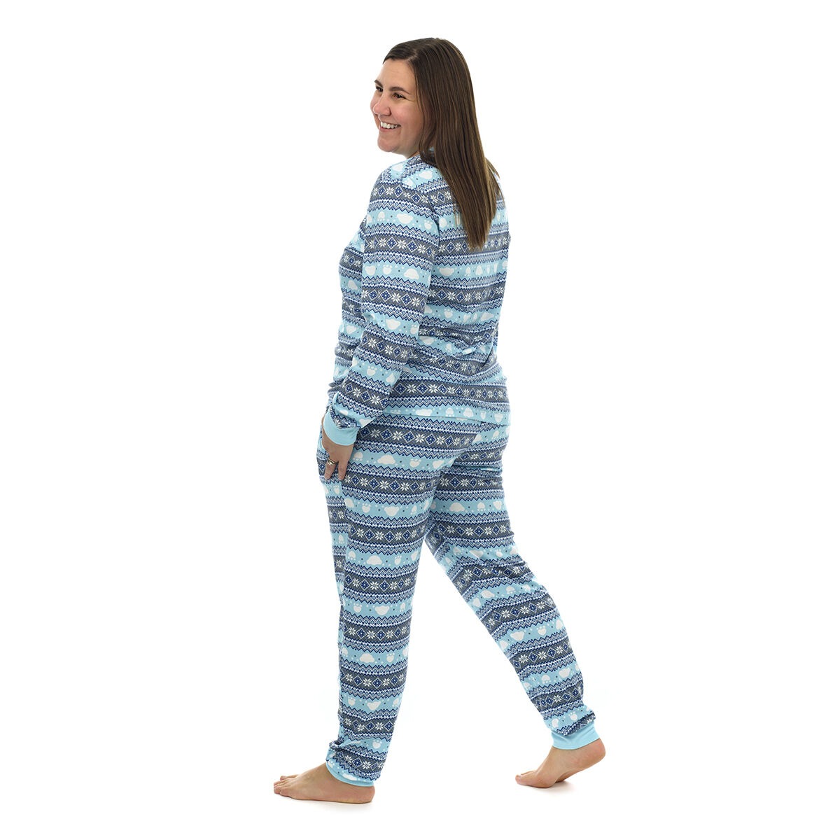 Build-A-Bear Pajama Shop Winter Fair Isle Top - Adult - Image 5