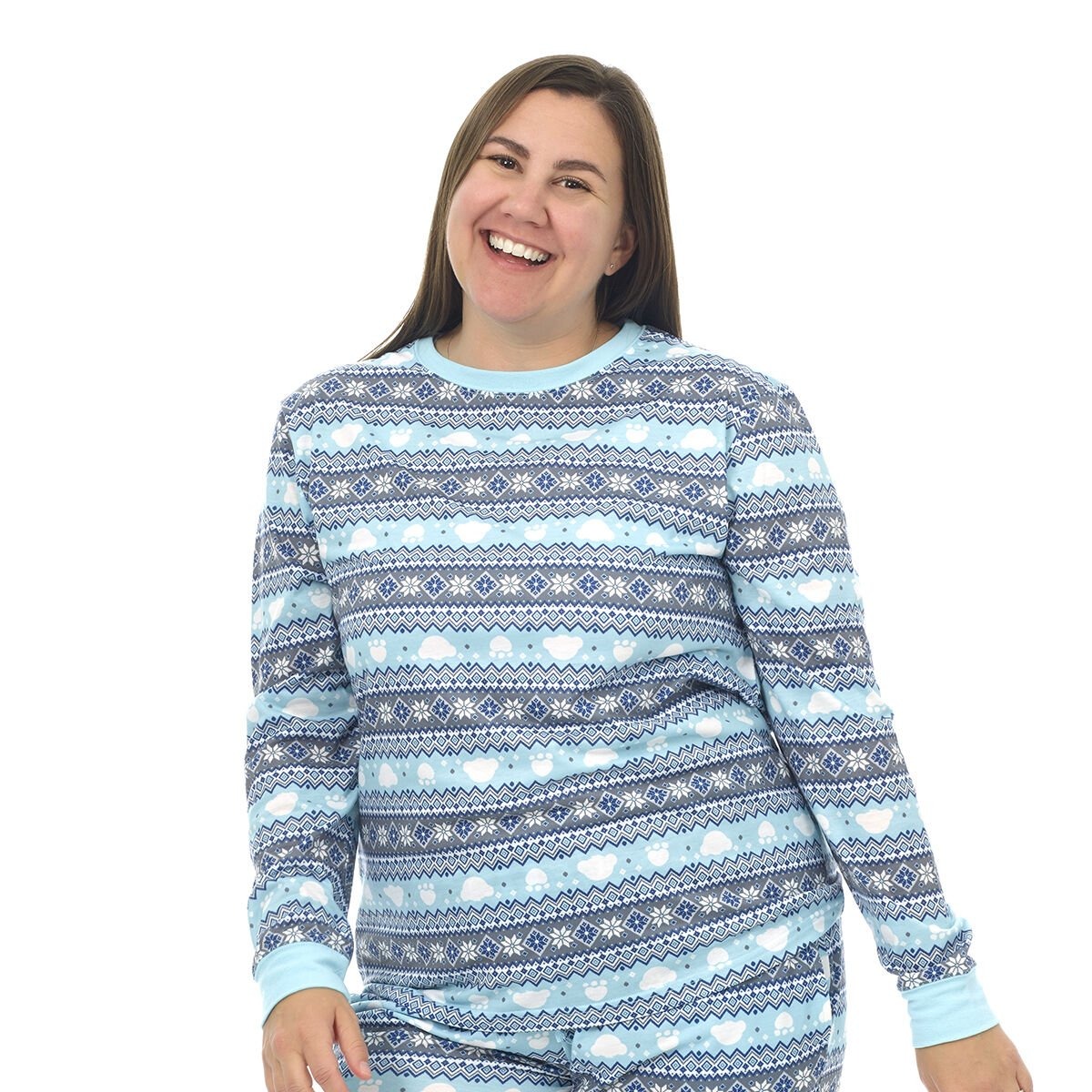 Build-A-Bear Pajama Shop Winter Fair Isle Top - Adult