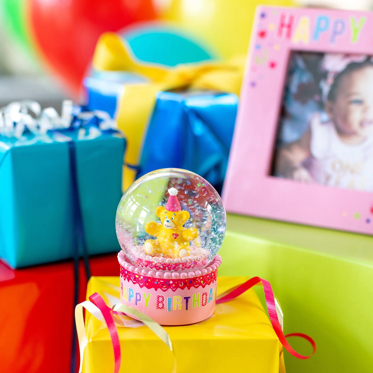 Build-A-Bear Happy BEARthday! Pink Waterball - Image 3