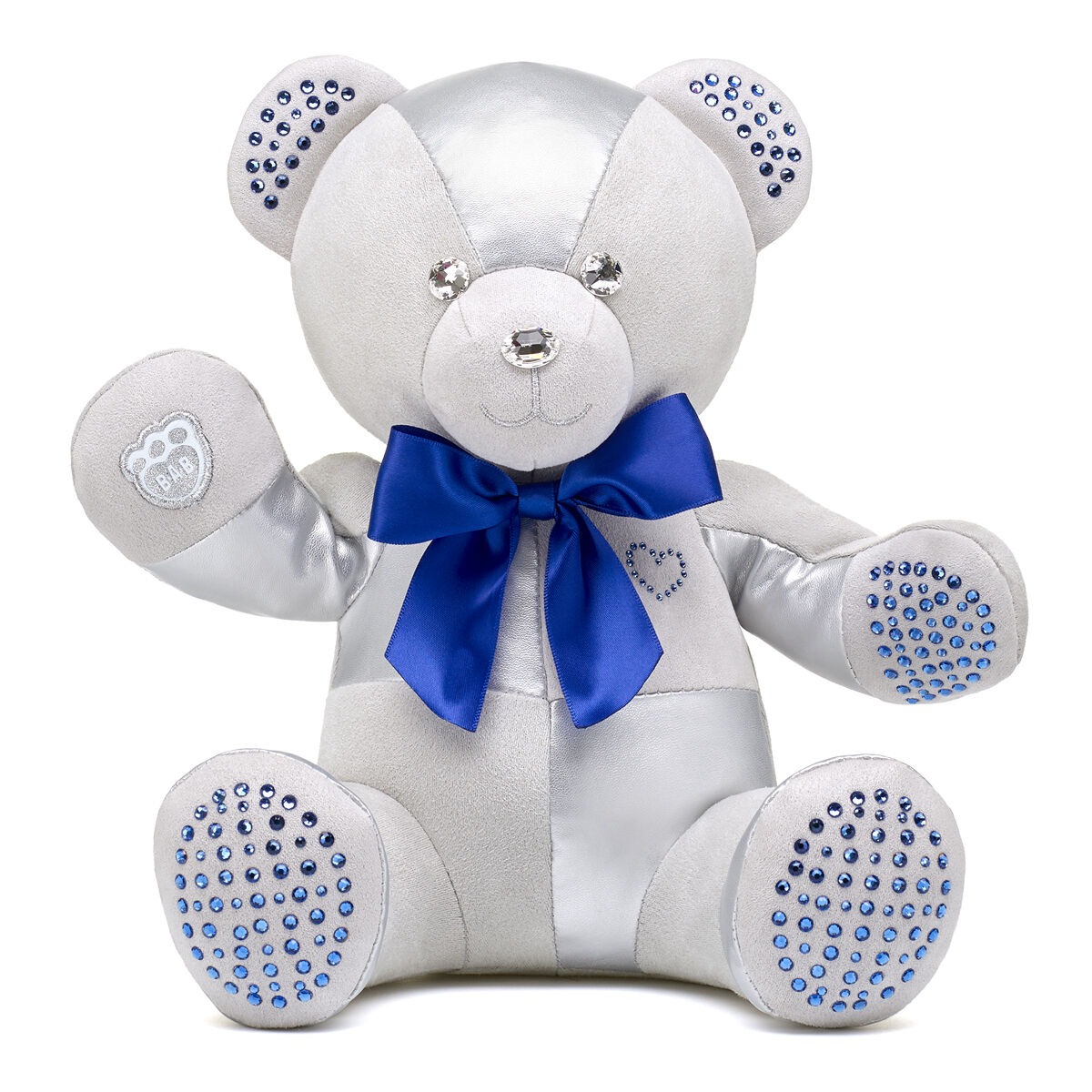 Build-A-Bear Birthstone Bear Featuring Swarovski Sapphire crystals - Image 3