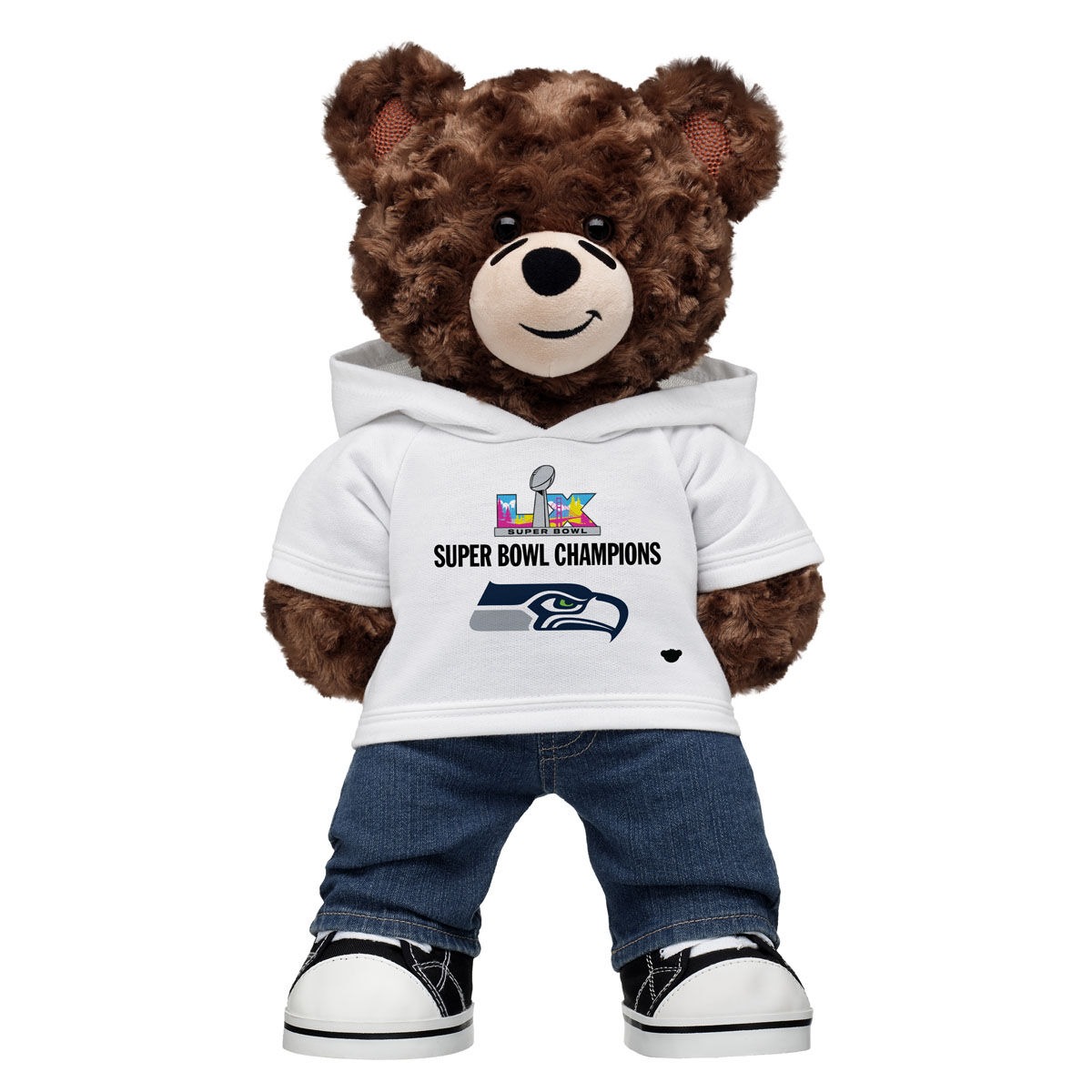 Football Teddy Bear Super Bowl LX Seattle Seahawks Gift Set
