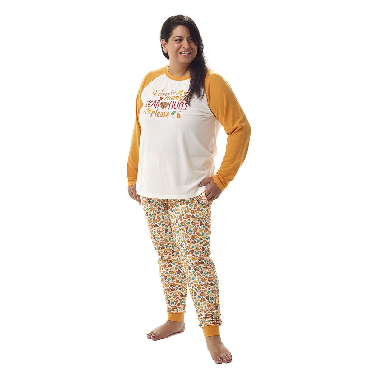 Build-A-Bear Pajama Shop Autumn Leaves Top - Adult - Image 4