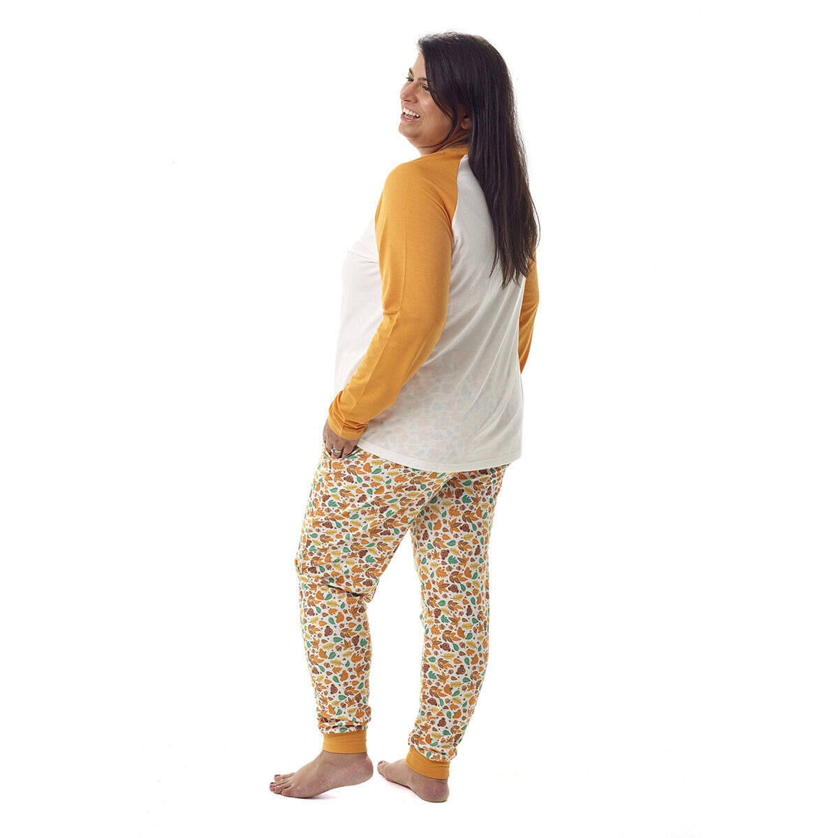 Build-A-Bear Pajama Shop Autumn Leaves Top - Adult - Image 5