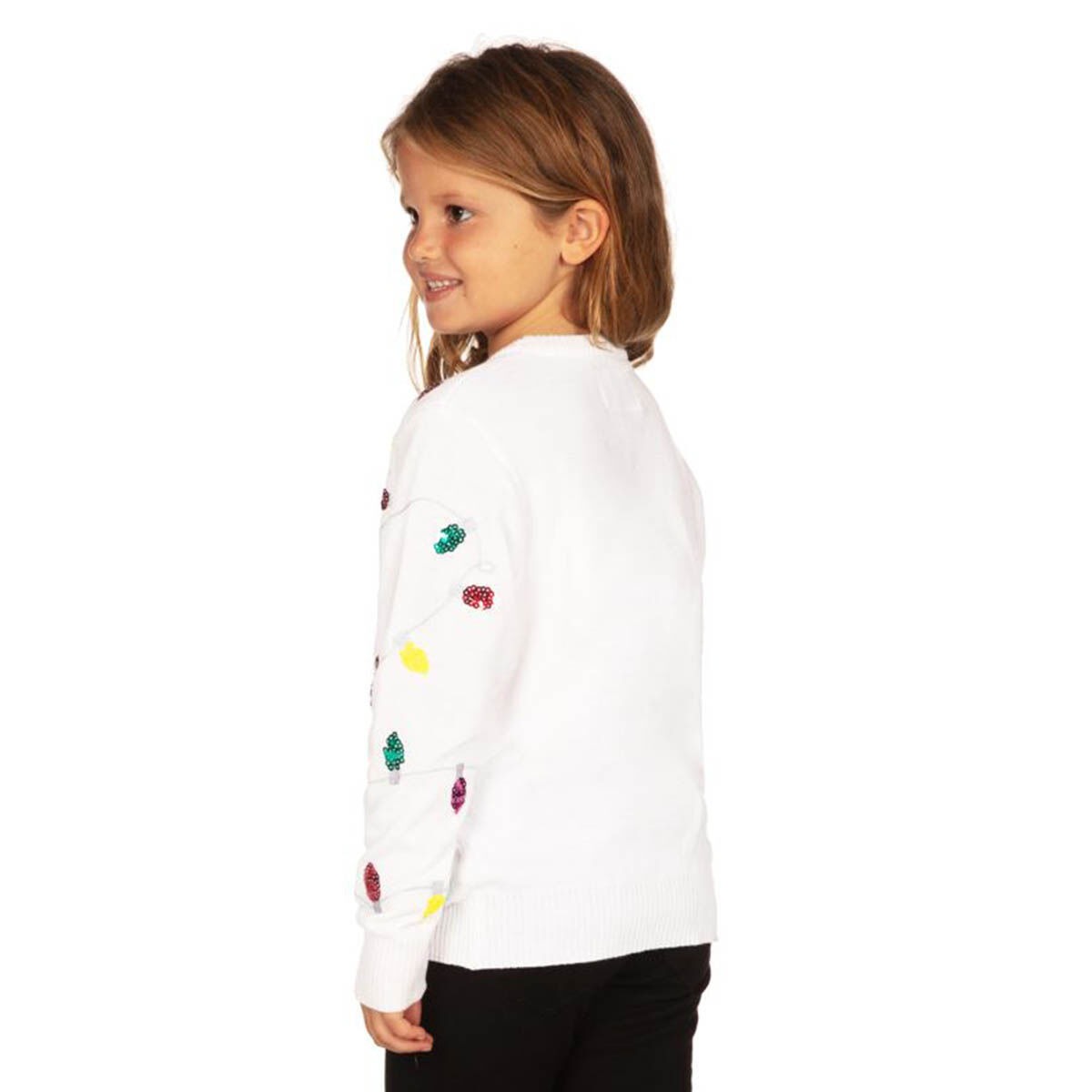 Tipsy Elves Sequin Lights Ugly Christmas Sweater - Image 4
