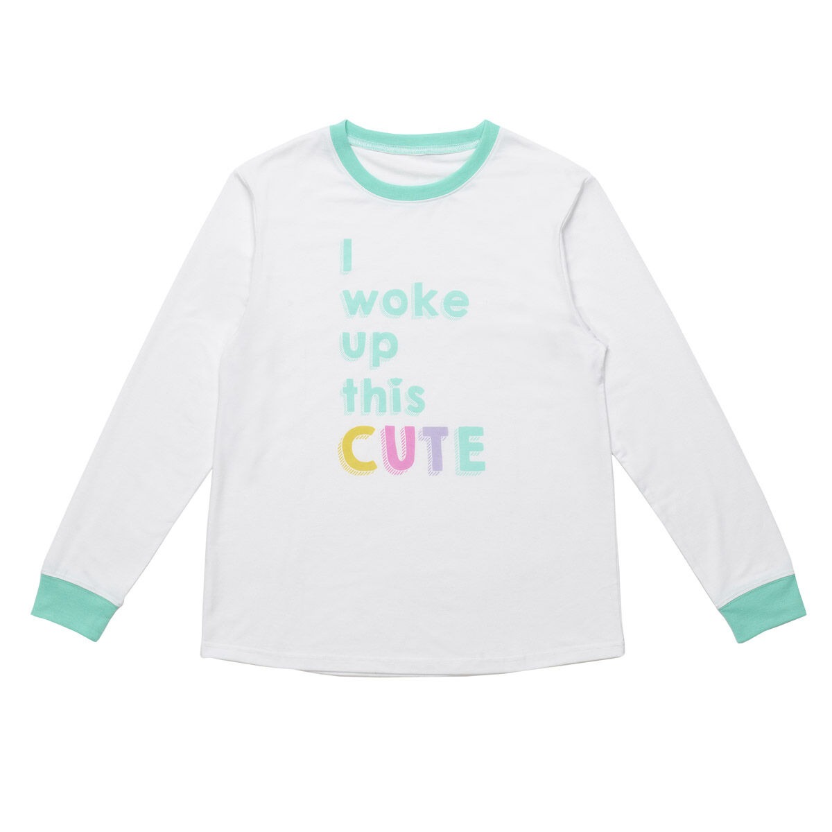 Build-A-Bear Pajama Shop "I Woke Up This Cute" PJ Top - Adult - Image 3