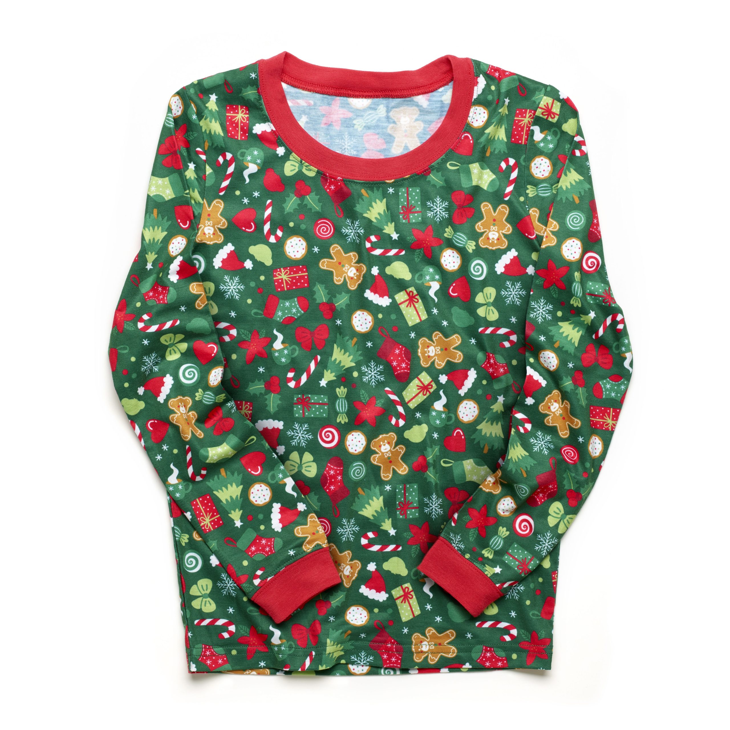 Build-A-Bear Pajama Shop Holiday Print Top - Toddler & Youth - Image 3
