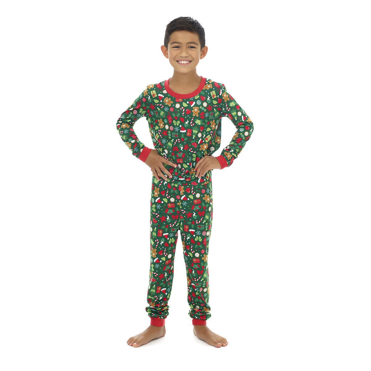 Build-A-Bear Pajama Shop Holiday Print Top - Toddler & Youth - Image 4