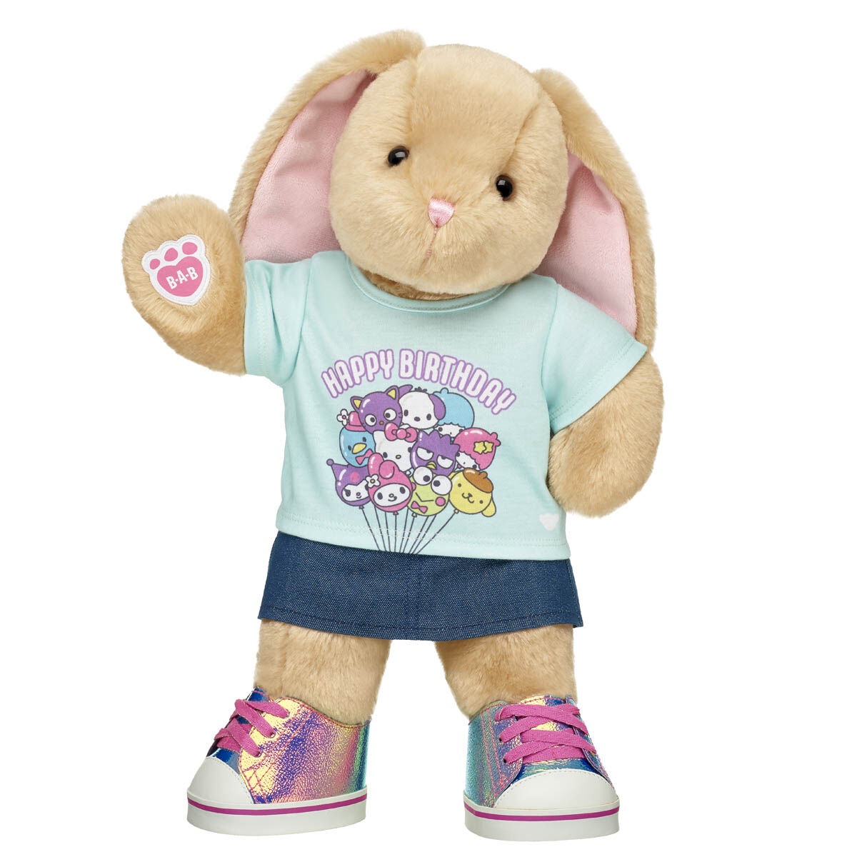 Pawlette Bunny Plush Sanrio Hello Kitty and Friends Birthday Gift Set