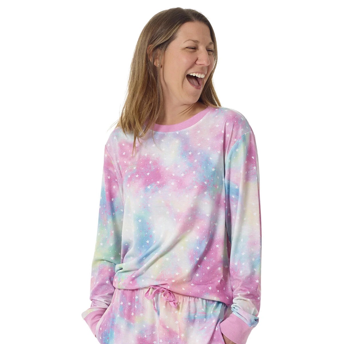 Build-A-Bear Pajama Shop Rainbow Galaxy Top - Adult