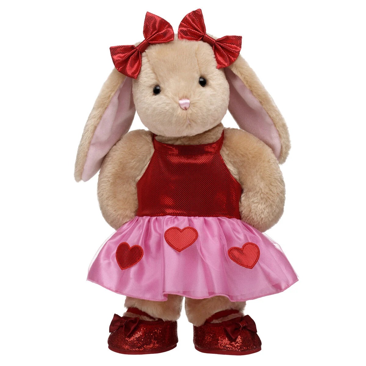 Pawlette Bunny Plush Heart Dress Gift Set