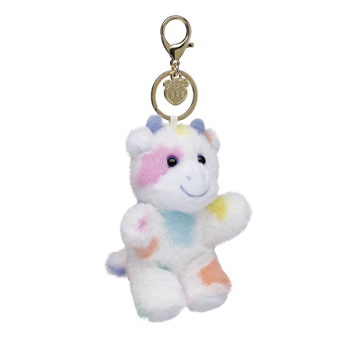 Colorful Splatter Cow Plush Bag Charm - Image 5