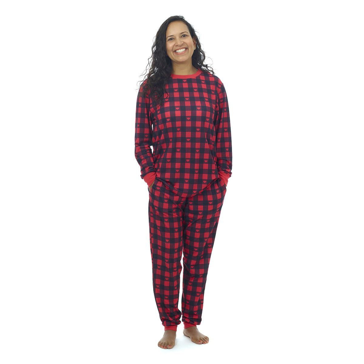 Build-A-Bear Pajama Shop Buffalo Check Top - Adult - Image 4