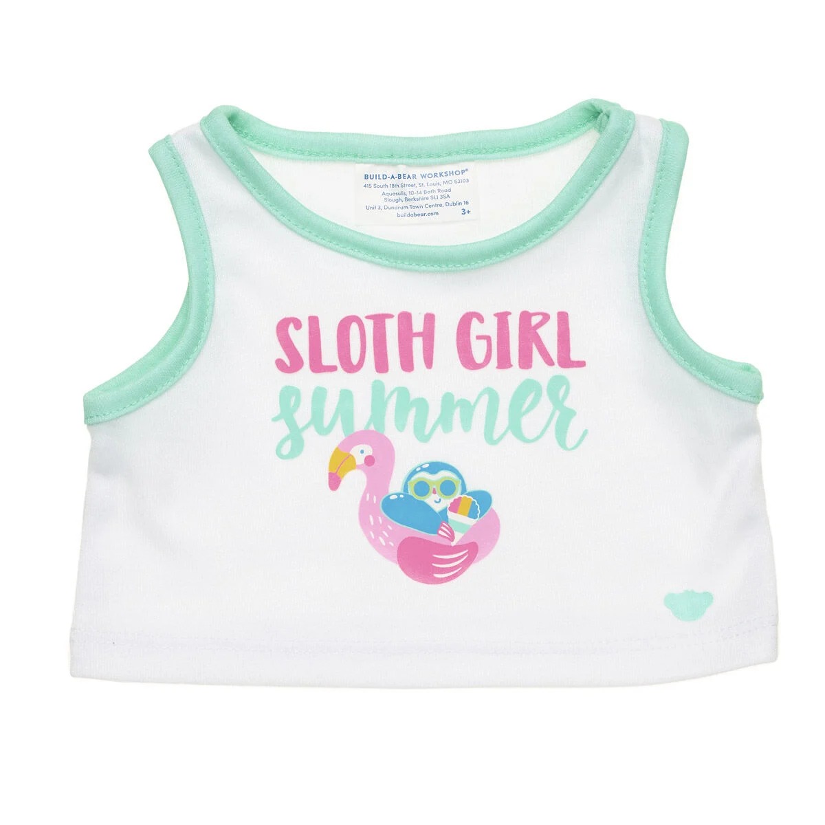 Summer Waves Sloth Stuffed Animal Sloth Girl Gift Set - Image 4