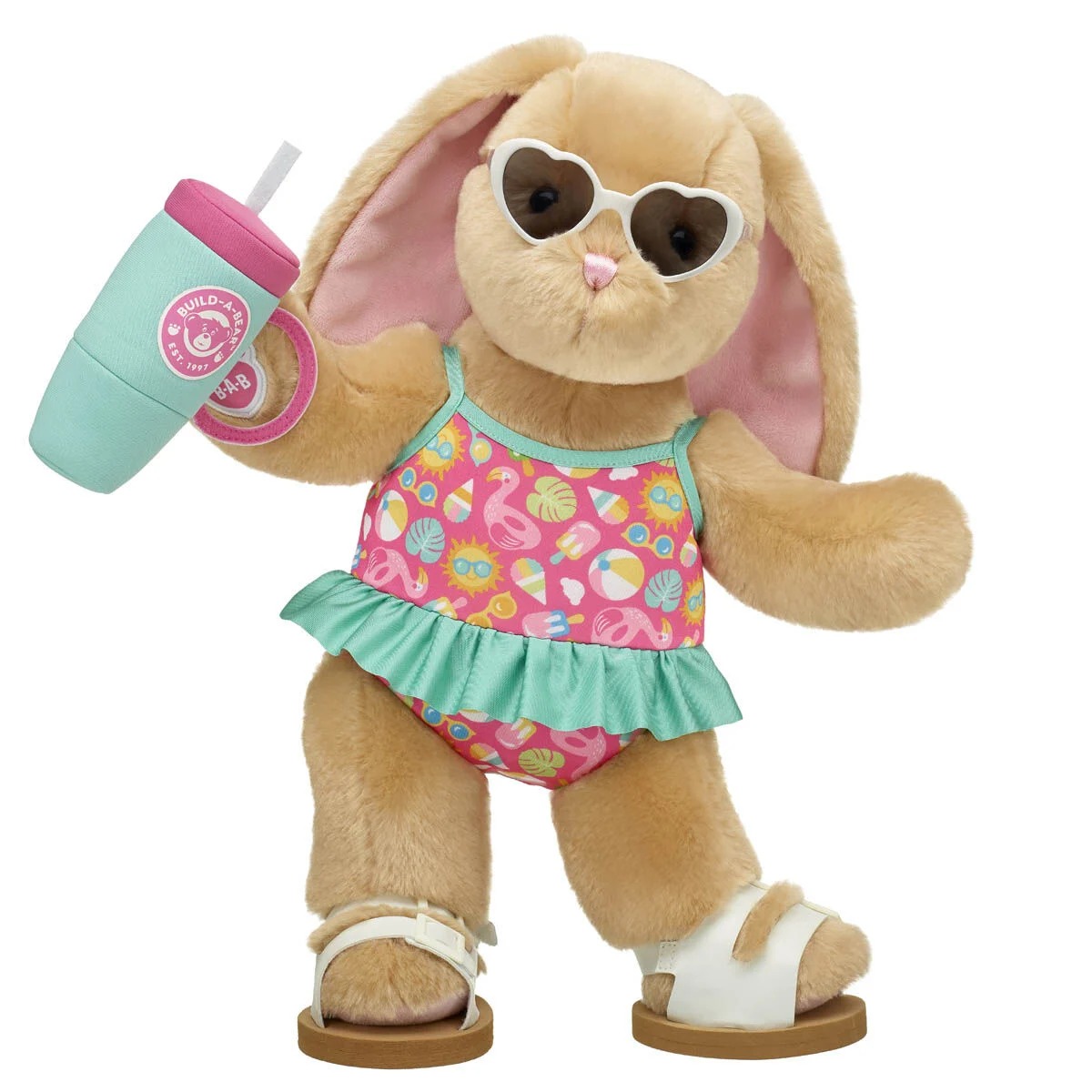 Pawlette Bunny Plush Pool Party Gift Set