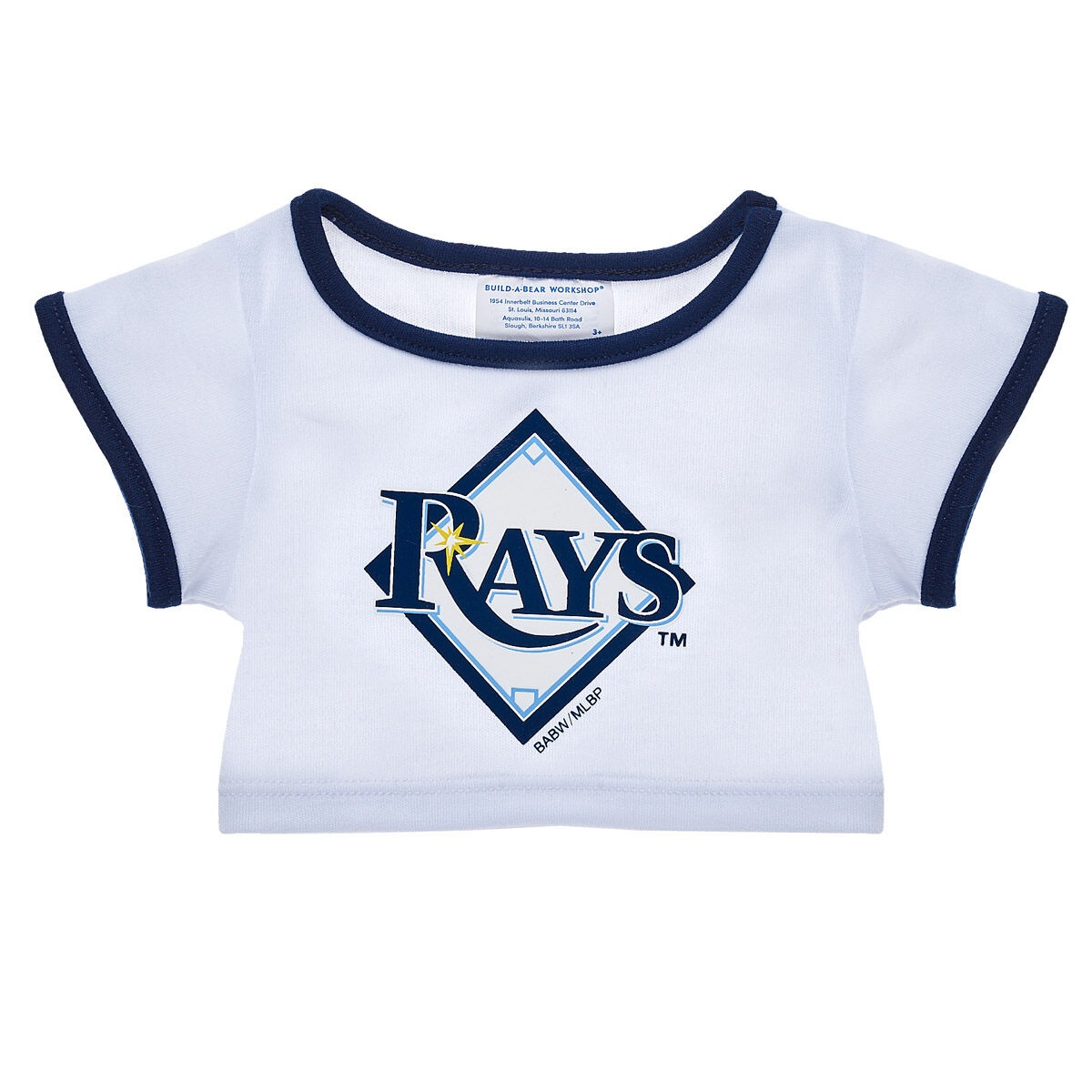 Tampa Bay Rays White & Blue Ringer T-Shirt