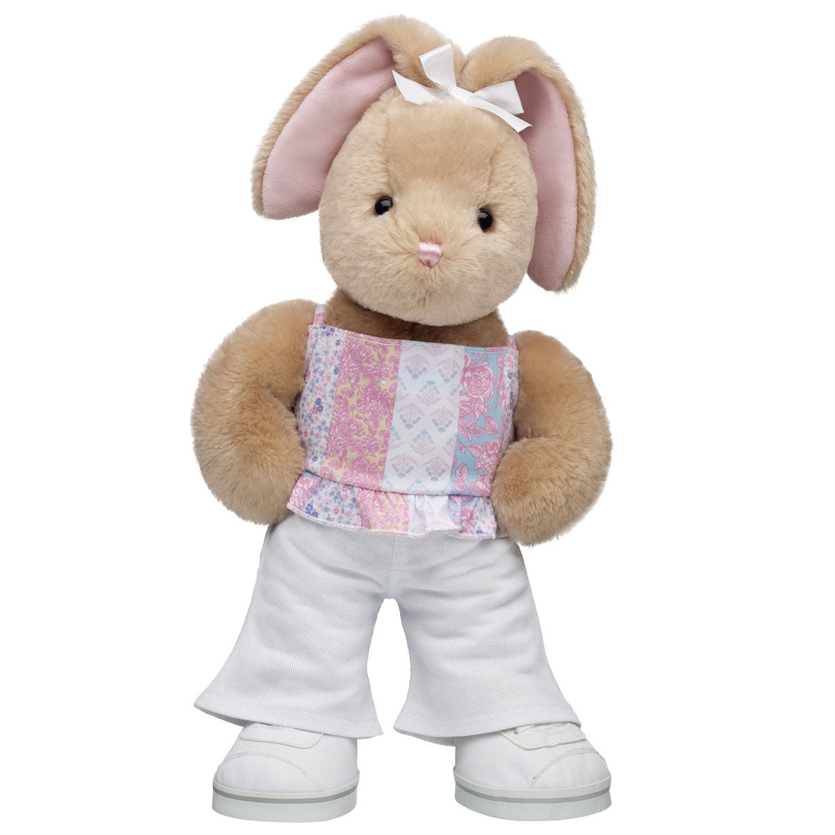 Pawlette Bunny Plush Patchwork Gift Set with Bows