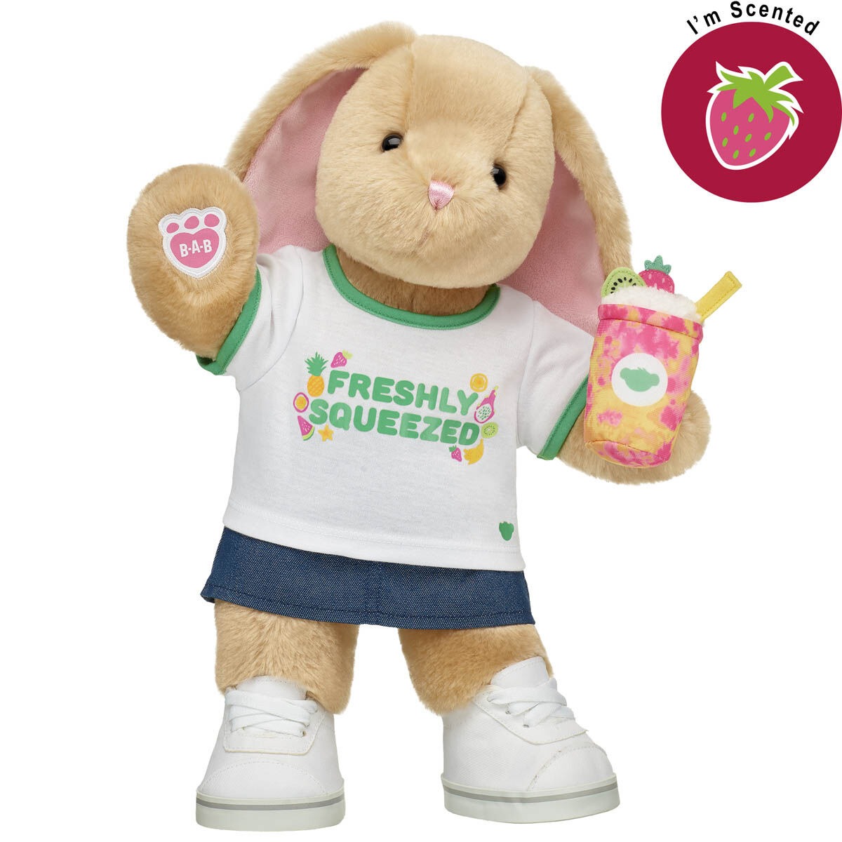 Pawlette Bunny Plush Freshly Squeezed Gift Set