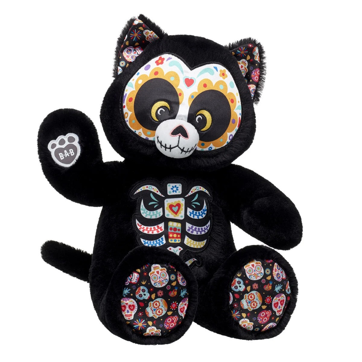 D??a de los Muertos Cat Stuffed Animal