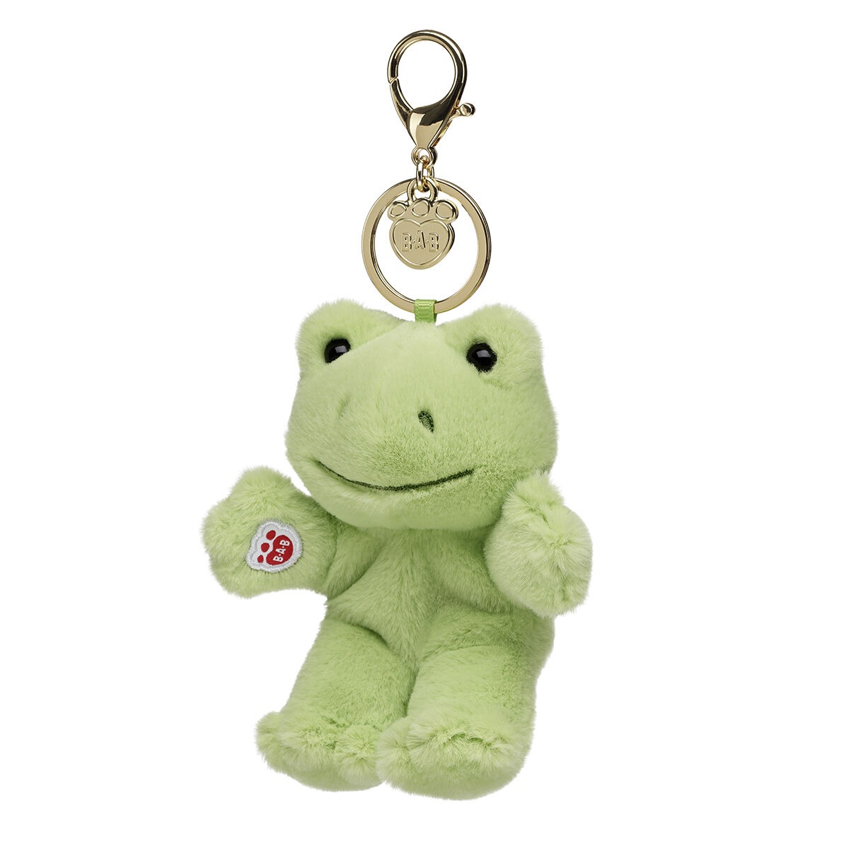 Spring Green Frog Plush Bag Charm - Image 5