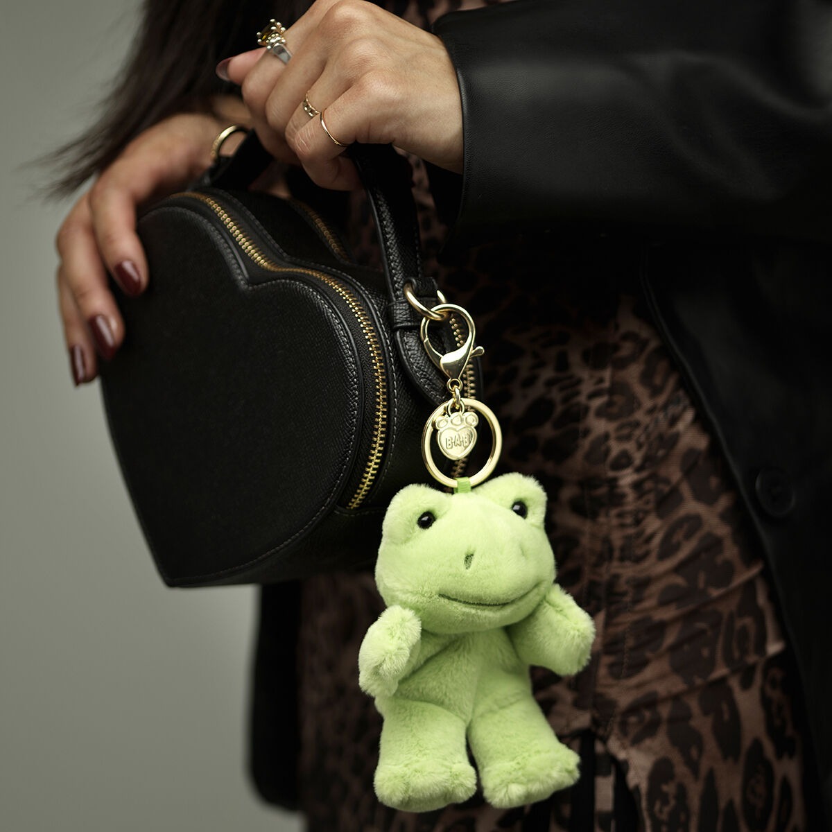 Spring Green Frog Plush Bag Charm - Image 7