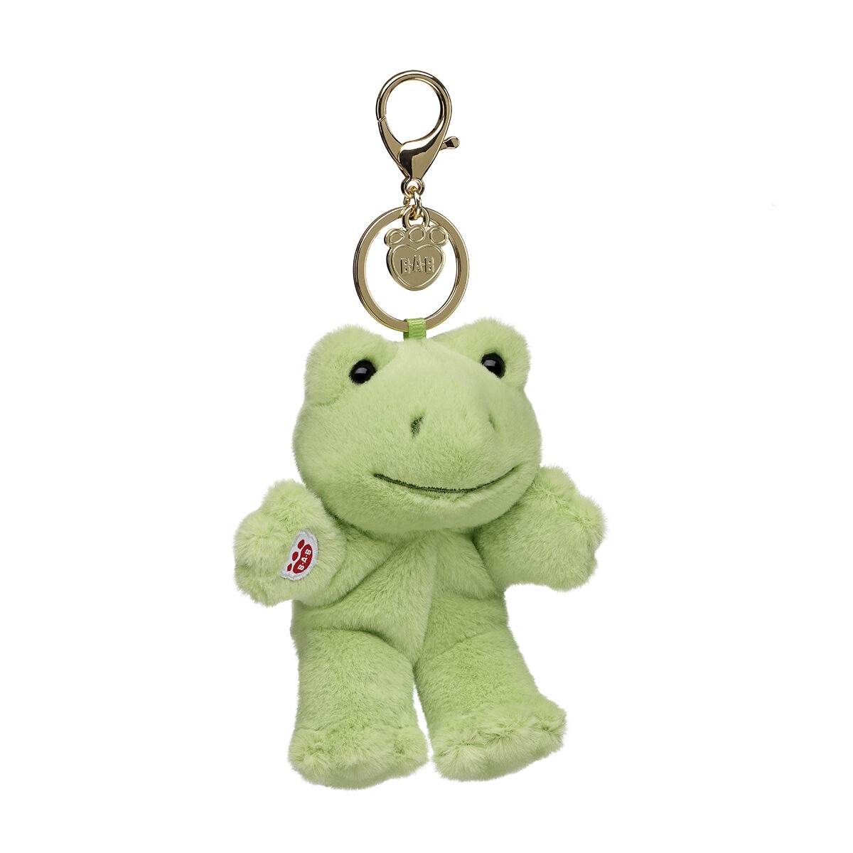Spring Green Frog Plush Bag Charm - Image 3