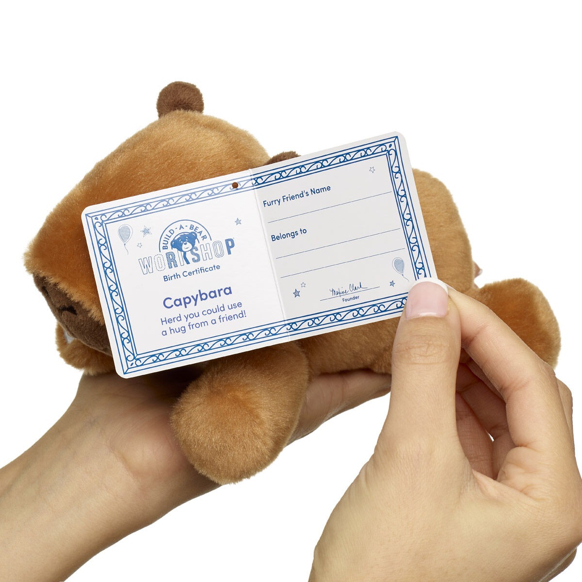 Build-A-Bear Mini Beans Capybara Stuffed Animal - Image 3