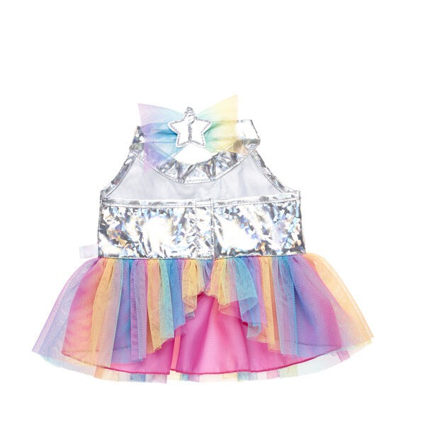 Rainbow Halter Dress - Image 3