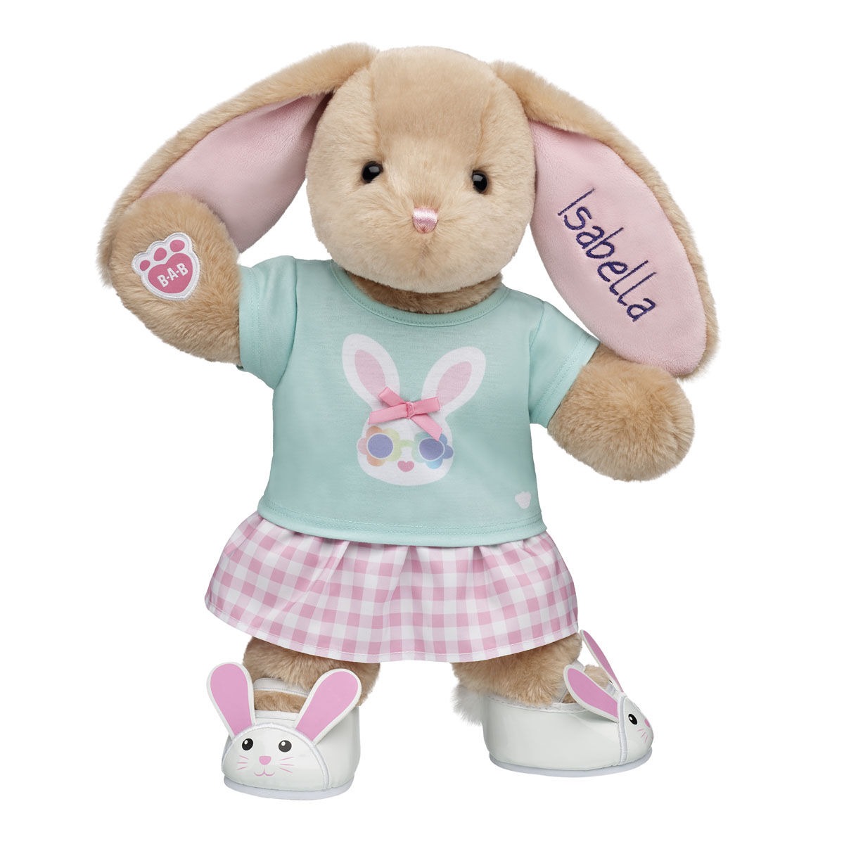 Embroidered Pawlette Bunny Plush Easter Gift Set