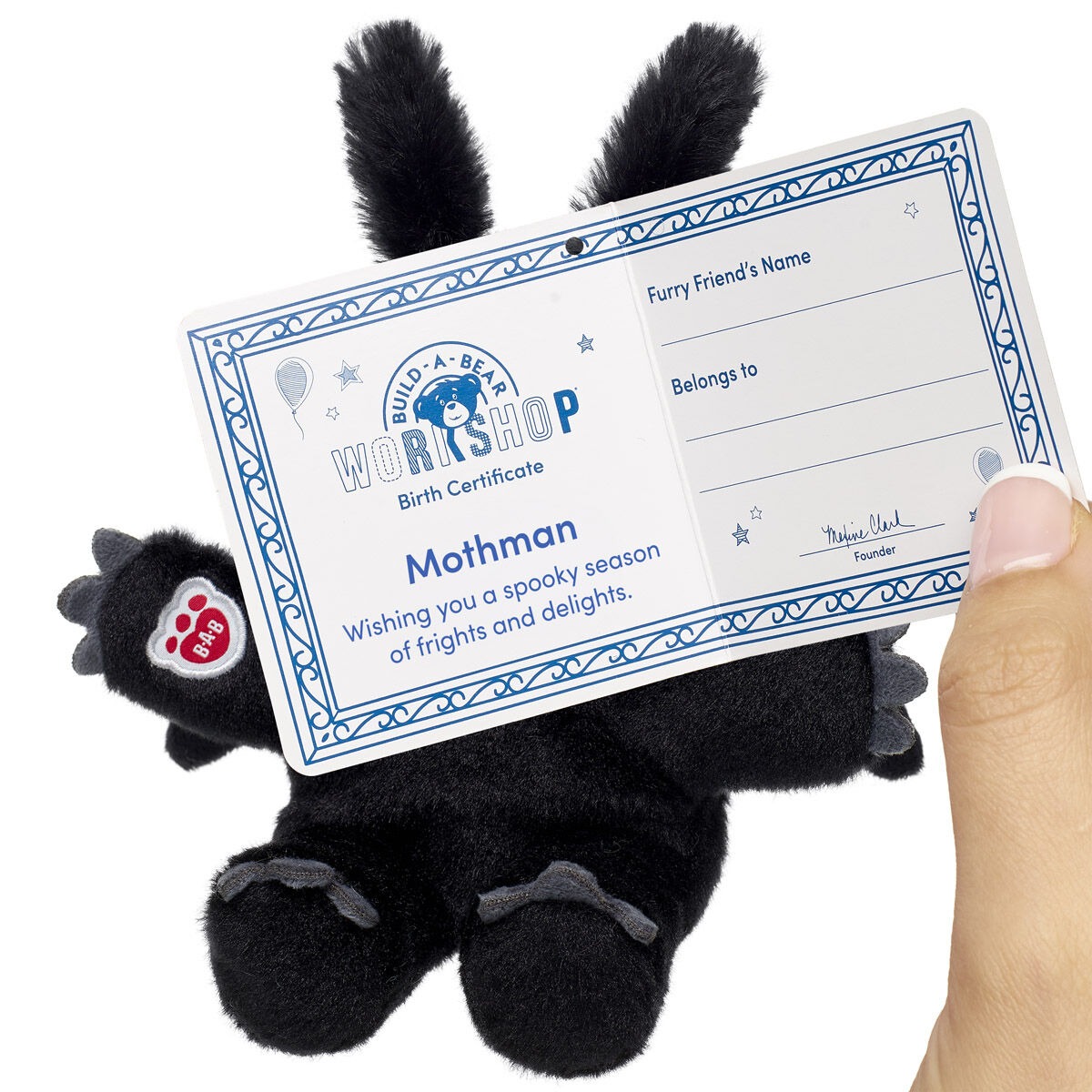 Build-A-Bear Mini Beans Mothman Plush - Image 3