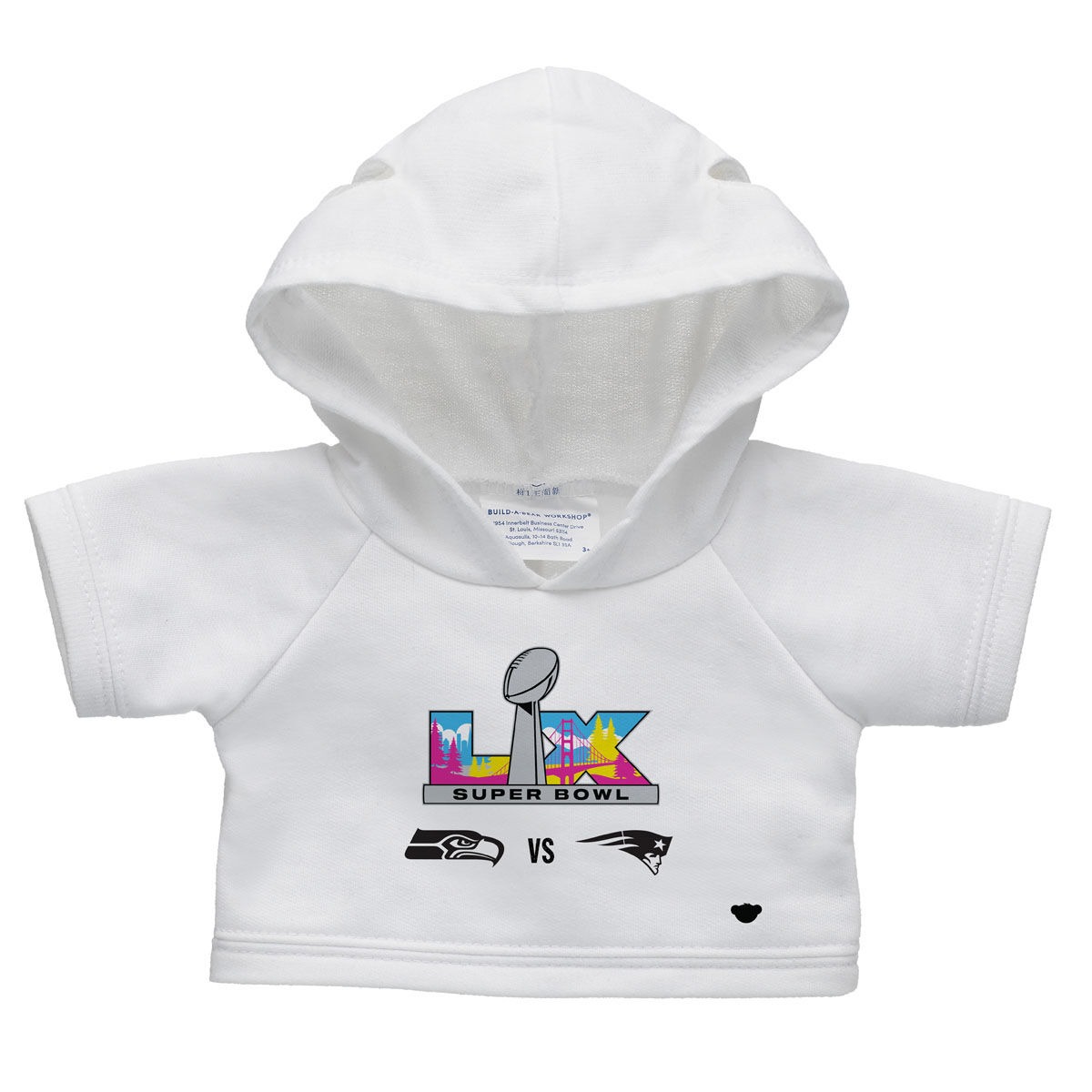 Super Bowl LX New England Patriots and Seattle Seahawks Hoodie