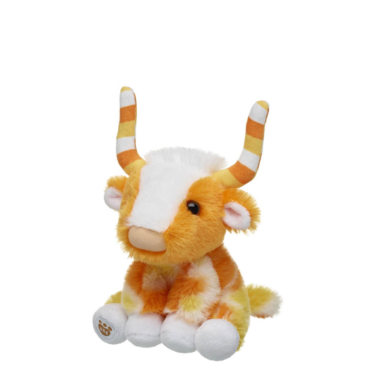 Build-A-Bear Mini Beans Candy Corn Longhorn Stuffed Animal
