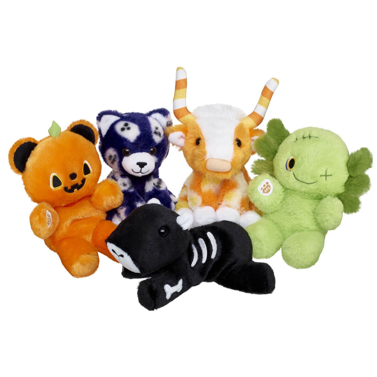 Build-A-Bear Mini Beans Candy Corn Longhorn Stuffed Animal - Image 4