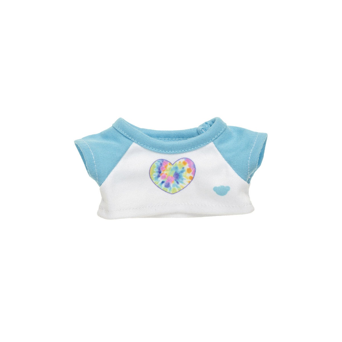Build-A-Bear Mini Beans Tie-Dye Heart T-Shirt