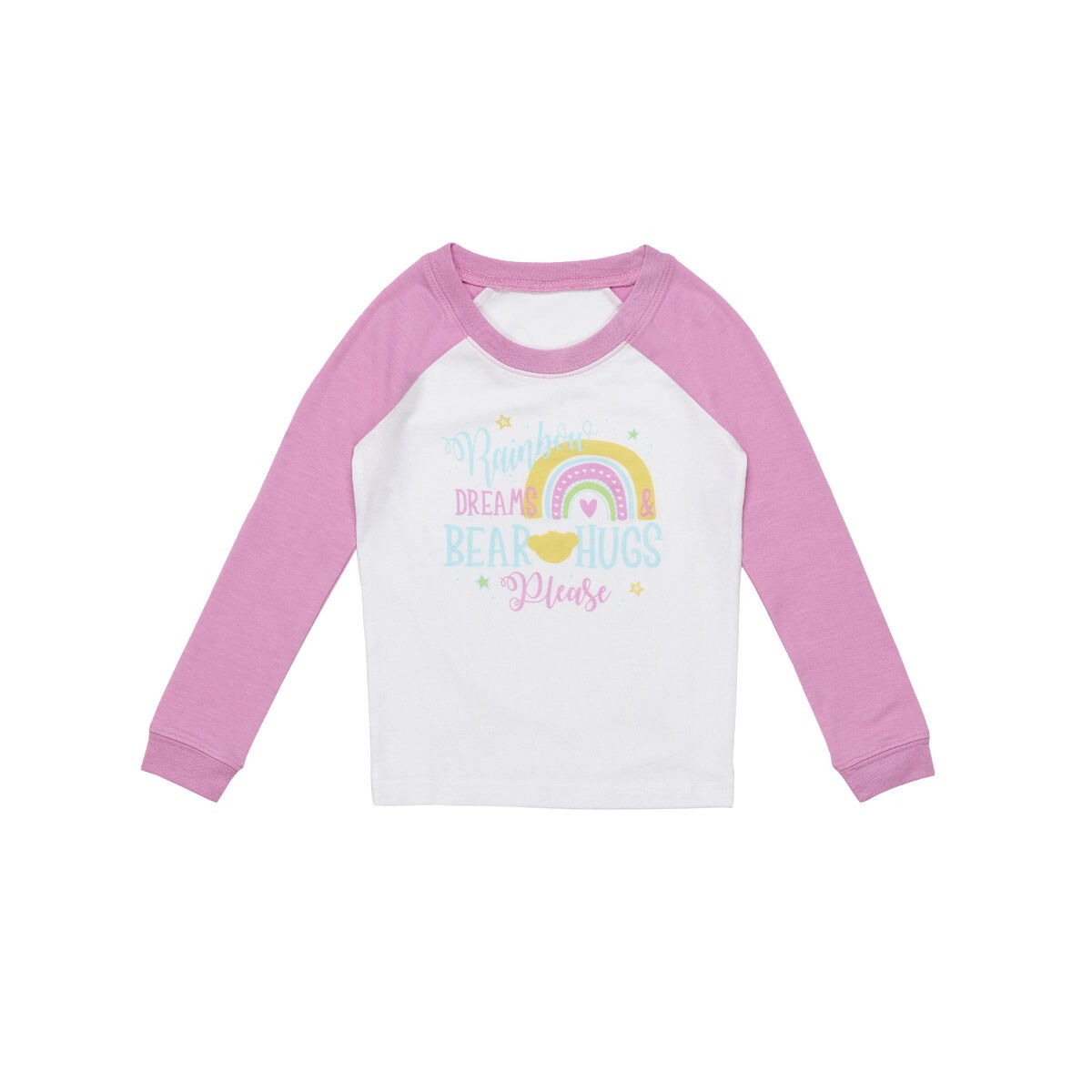 Build-A-Bear Pajama Shop Rainbow Dreams & Bear Hugs Please PJ Top - Toddler & Youth - Image 3