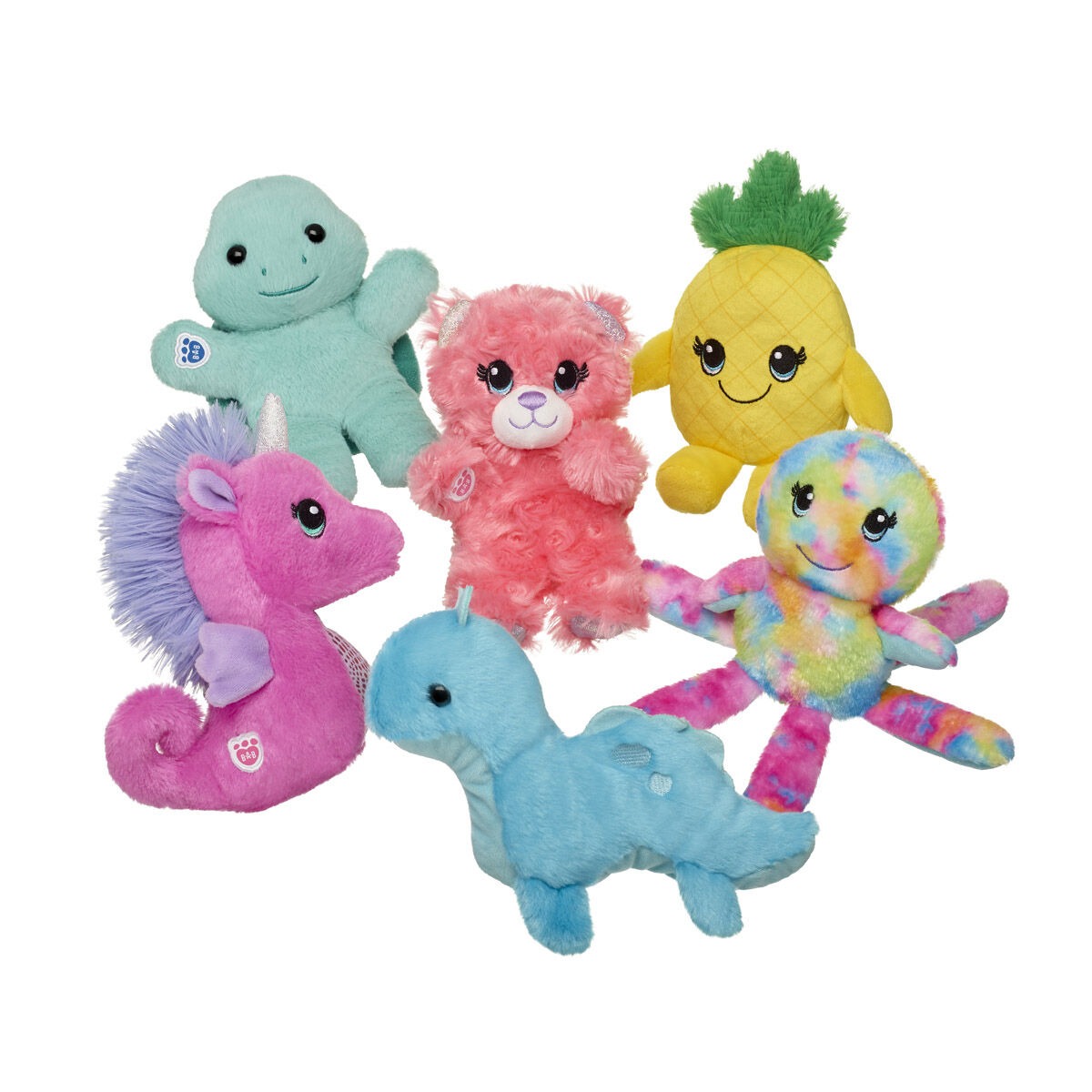 Build-A-Bear Mini Beans Tropical Pineapple Plush - Image 4