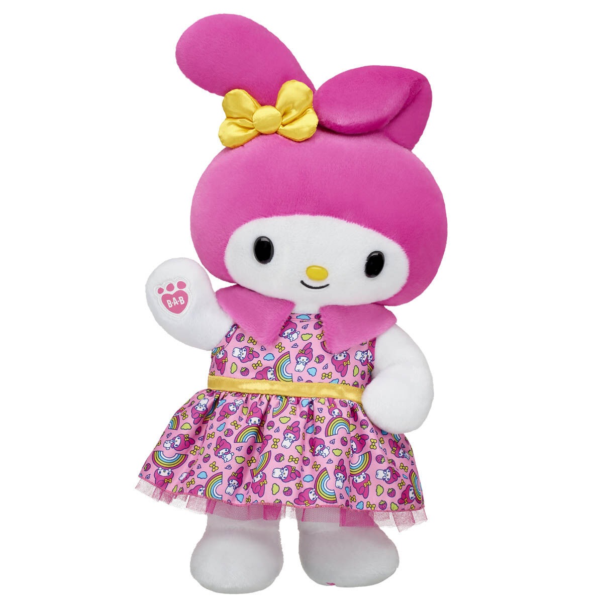 Sanrio Hello Kitty and Friends My Melody Plush Gift Set with Rainbow Dress